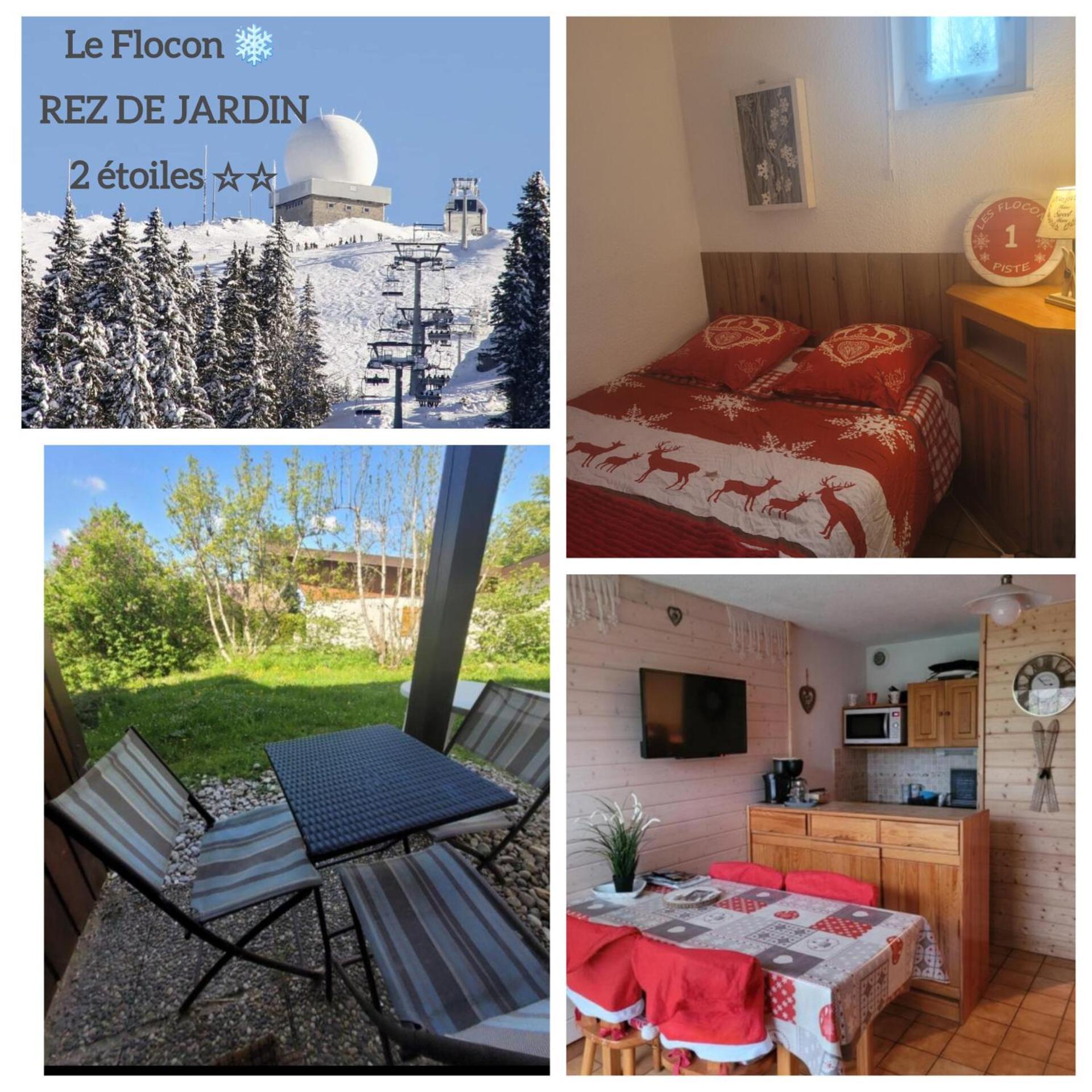 Appartement Le Flocon, Joli Petit Cocon 4 Pers En Rez De Jardin Draps Inclus Les Rousses Kültér fotó